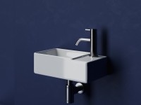 Раковина маленькая в туалет Ceramicanova Element CN5045 R белый глянцевый Раковина маленькая в туалет Ceramicanova Element CN5045 R белый глянцевый