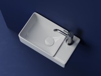 Раковина маленькая в туалет Ceramicanova Element CN5045 R белый глянцевый Раковина маленькая в туалет Ceramicanova Element CN5045 R белый глянцевый