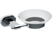 Мыльница Ravak Chrome CR 200.00 настенная, стеклянная, хром Мыльница Ravak Chrome CR 200.00 настенная, стеклянная, хром