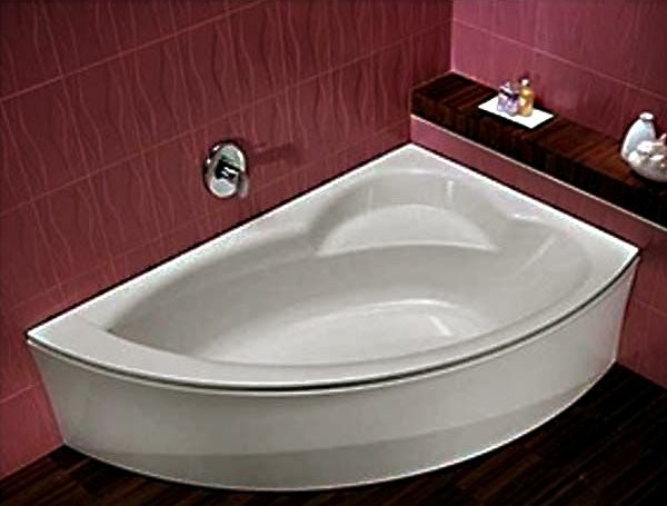 Акриловая ванна Aquanet Mayorca 00205438 R 150x100 см, угловая, правая, пристенная, белая, асимметричная, с каркасом, с сиденьем