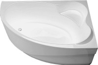 Акриловая ванна Aquanet Mayorca 00205438 R 150x100 см, угловая, правая, пристенная, белая, асимметричная, с каркасом, с сиденьем