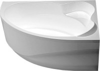 Акриловая ванна Aquanet Mayorca 00205438 R 150x100 см, угловая, правая, пристенная, белая, асимметричная, с каркасом, с сиденьем
