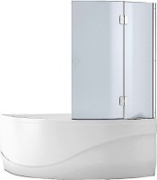 Акриловая ванна Aquanet Mayorca 00205438 R 150x100 см, угловая, правая, пристенная, белая, асимметричная, с каркасом, с сиденьем