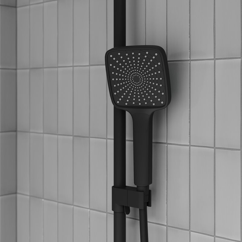 Душевая стойка IDDIS Parker PARBL3Fi06 матовый черный