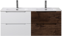 Мебель для ванной комнаты BelBagno Etna 120 bianco lucido, rovere moro