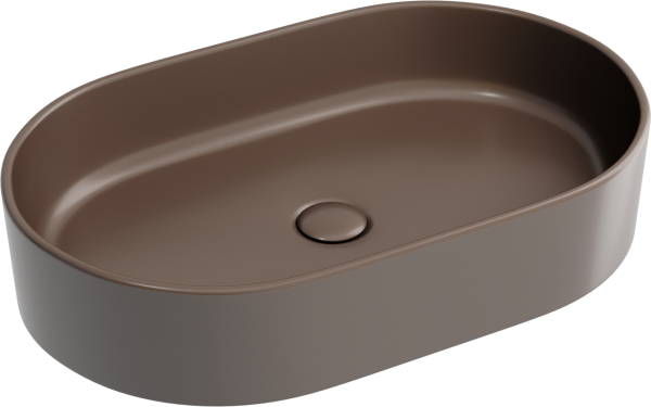 Накладная раковина Ceramicanova Element CN6048MDB темно-коричневая матовая