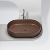 Накладная раковина Ceramicanova Element CN6048MDB темно-коричневая матовая