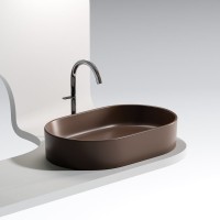 Накладная раковина Ceramicanova Element CN6048MDB темно-коричневая матовая