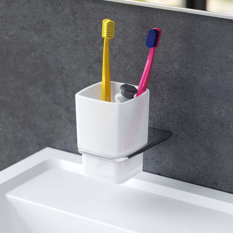 Стакан для ванной AM.PM Inspire V2.0 A50A34300 настенный, хром, стеклянный