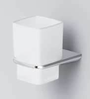 Стакан для ванной AM.PM Inspire V2.0 A50A34300 настенный, хром, стеклянный Стакан для ванной AM.PM Inspire V2.0 A50A34300 настенный, хром, стеклянный