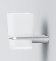 Стакан для ванной AM.PM Inspire V2.0 A50A34300 настенный, хром, стеклянный Стакан для ванной AM.PM Inspire V2.0 A50A34300 настенный, хром, стеклянный