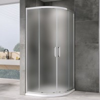 Душевой уголок Abber Schwarzer Diamant AG01090M 90x90, профиль хром матовый, стекло матовое
