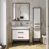 Мебель для ванной комнаты Sanflor Норд 80 с раковиной Como 80