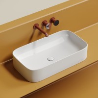 Накладная раковина Ceramicanova Element CN6054 белая глянцевая