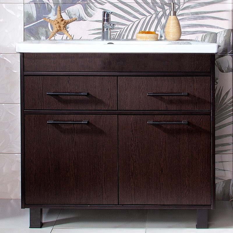 Мебель для ванной комнаты Бриклаер Чили 90 венге С