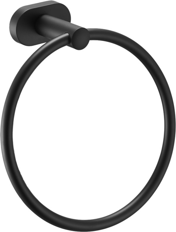 Держатель для полотенец Shevanik SG5106H черный, кольцо
