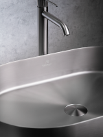 Накладная раковина AltroBagno Eterno 001026 MtGr 59 оружейная сталь, овальная, нержавеющая сталь