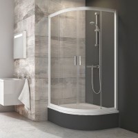Душевой уголок Ravak Blix BLCP4-90 Sabina Transparent, профиль белый