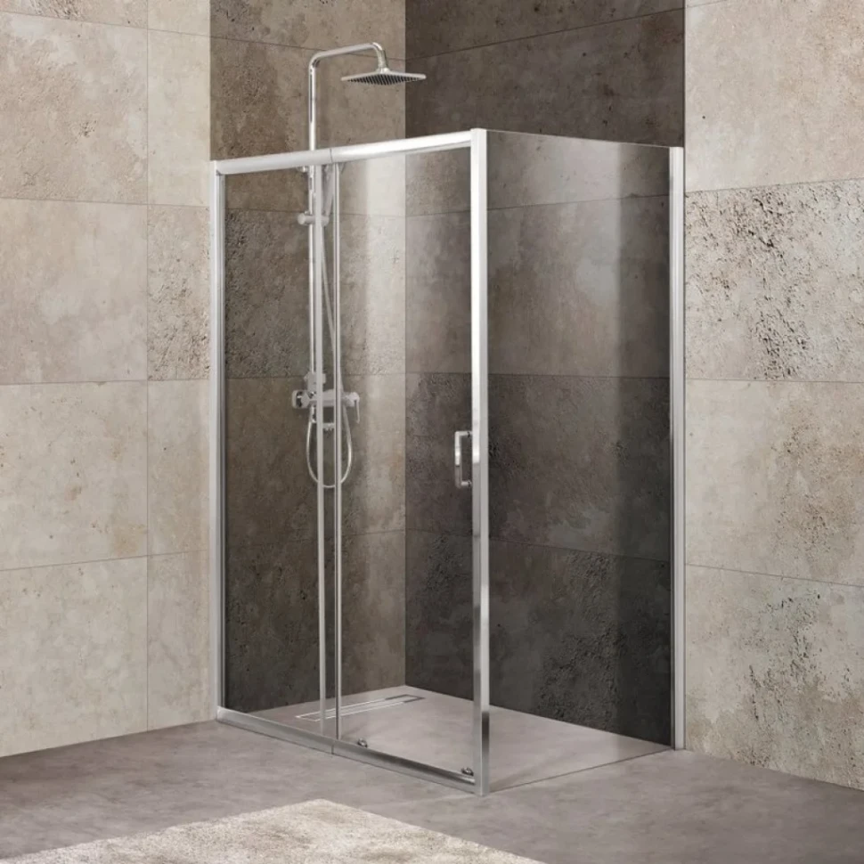 Душевой уголок BelBagno Unique UNIQUE-AH-1-110/125-80-C-Cr