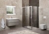 Душевой уголок BelBagno Unique UNIQUE-AH-1-110/125-80-C-Cr