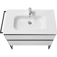 Тумба с раковиной Roca Domi 80 белый глянец