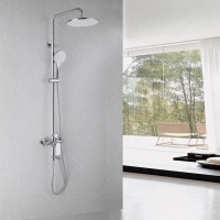 Душевая стойка Abber Weiss Insel AF8016N хром