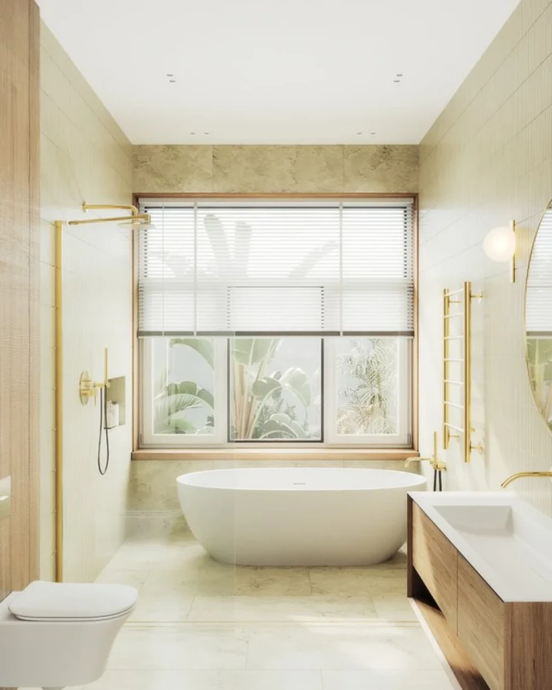 Душевая перегородка Maybahglass MGD-701-3ш 69 см, профиль золото, стекло прозрачное