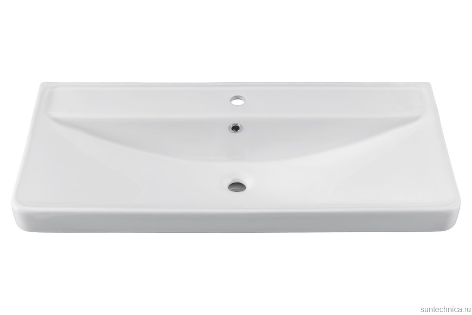 Мебель для ванной комнаты Aquanet Ирис new 100 напольная, 2 ящика