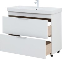 Мебель для ванной комнаты Aquanet Ирис new 100 напольная, 2 ящика