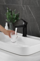 Смеситель для раковины BELZ B715 B10715-7 черный Смеситель для раковины BELZ B715 B10715-7 черный