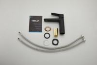 Смеситель для раковины BELZ B715 B10715-7 черный Смеситель для раковины BELZ B715 B10715-7 черный