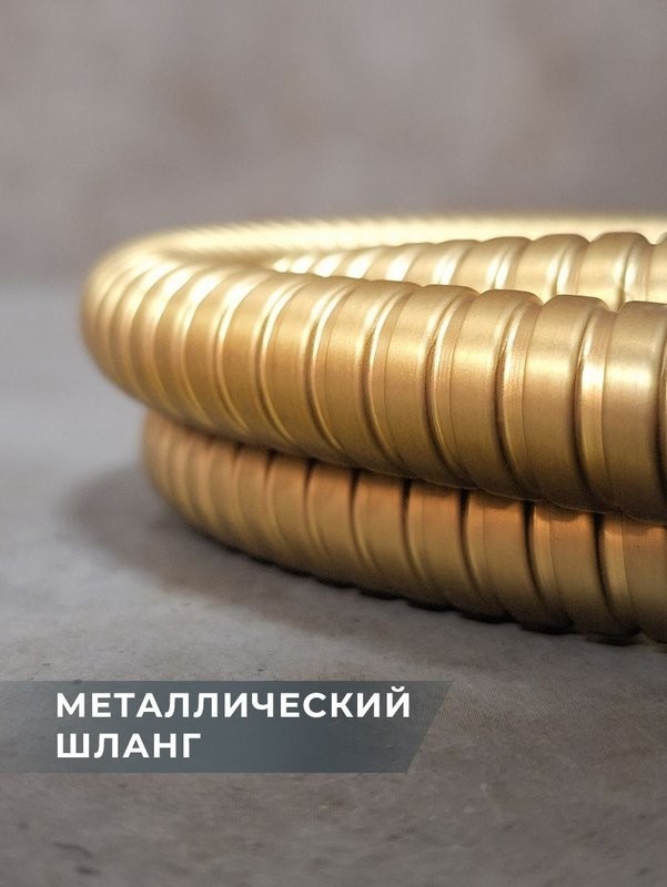Душевой шланг AltroBagno SH AltroBagnoSH071704BG 120 см, матовое золото