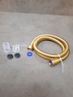 Душевой шланг AltroBagno SH AltroBagnoSH071704BG 120 см, матовое золото Душевой шланг AltroBagno SH AltroBagnoSH071704BG 120 см, матовое золото