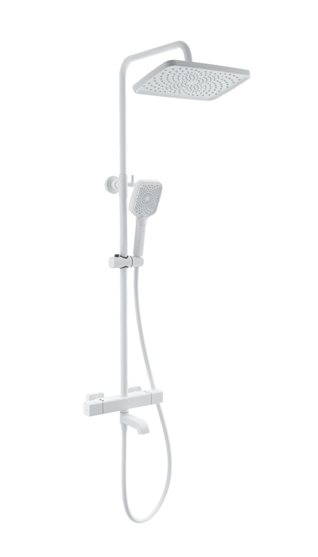 Душевая стойка Wonzon & Woghand WW-B3016-T1-MW матовая белая