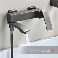 Смеситель для ванны Raglo R01.30.09, графит Смеситель для ванны Raglo R01.30.09, графит