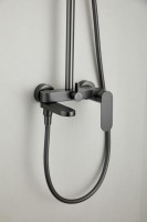 Душевая стойка BELZ B713 B24713-3 оружейная сталь