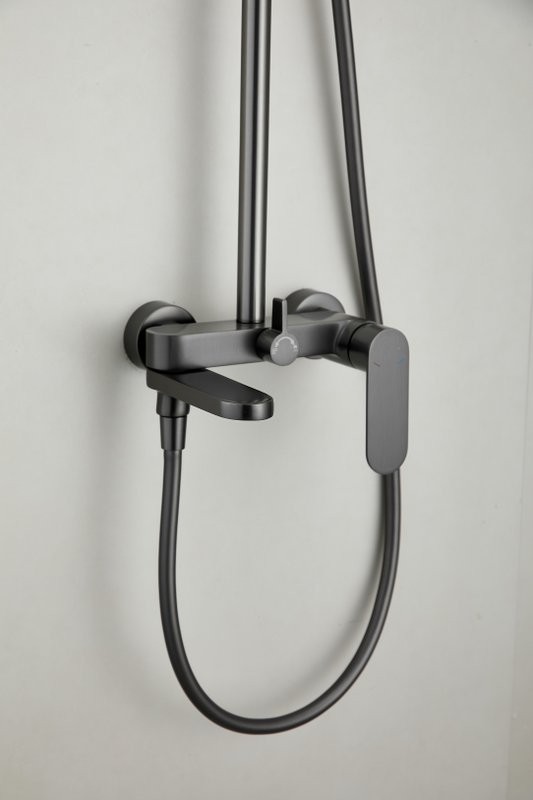 Душевая стойка BELZ B713 B24713-3 оружейная сталь