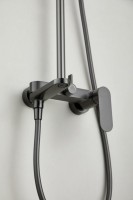 Душевая стойка BELZ B713 B24713-3 оружейная сталь