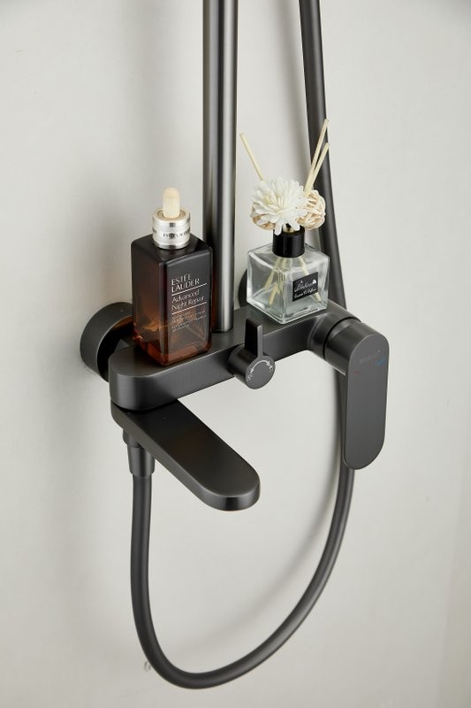 Душевая стойка BELZ B713 B24713-3 оружейная сталь