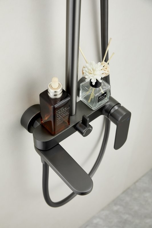 Душевая стойка BELZ B713 B24713-3 оружейная сталь