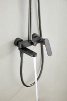 Душевая стойка BELZ B713 B24713-3 оружейная сталь