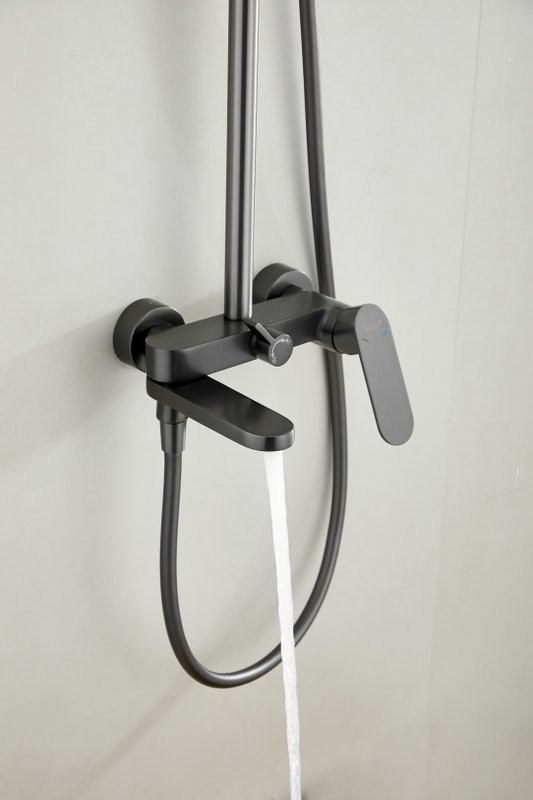 Душевая стойка BELZ B713 B24713-3 оружейная сталь