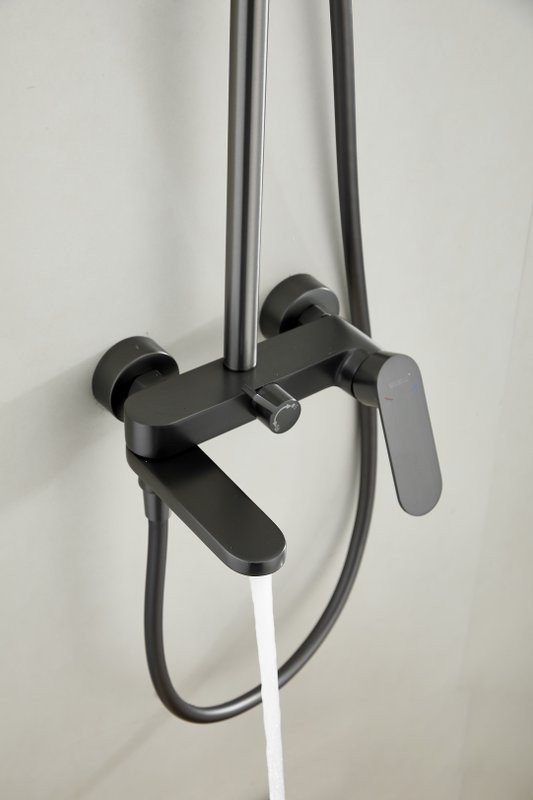 Душевая стойка BELZ B713 B24713-3 оружейная сталь