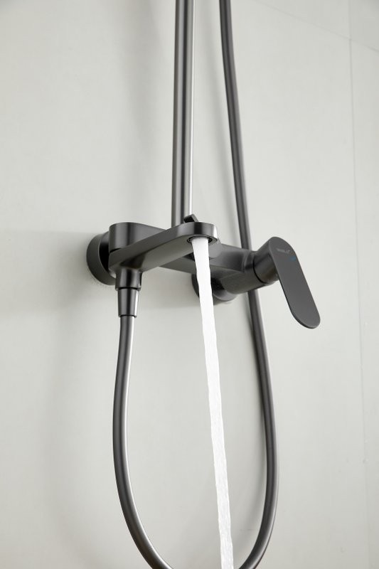 Душевая стойка BELZ B713 B24713-3 оружейная сталь