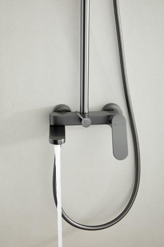 Душевая стойка BELZ B713 B24713-3 оружейная сталь