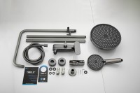 Душевая стойка BELZ B713 B24713-3 оружейная сталь