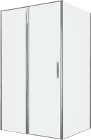 Душевой уголок Allen Brau Priority 120x100, профиль хром, стекло прозрачное