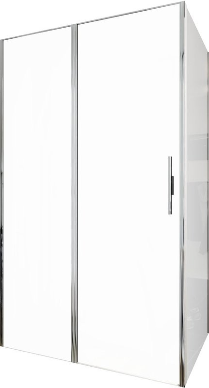 Душевой уголок Allen Brau Priority 120x100, профиль хром, стекло прозрачное