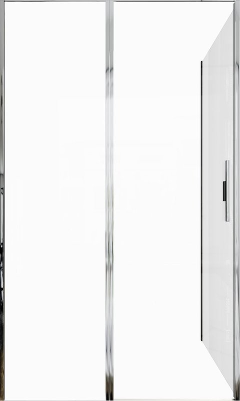 Душевой уголок Allen Brau Priority 120x100, профиль хром, стекло прозрачное