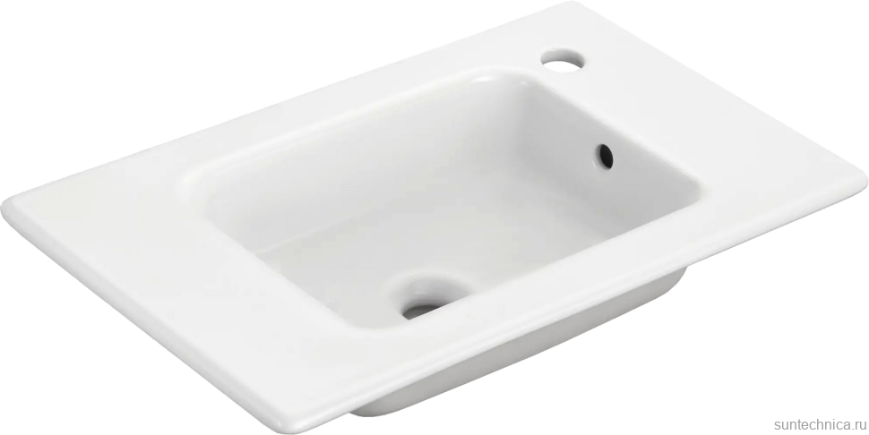 Тумба с раковиной AQUATON Анси 60 подвесная, шоколад